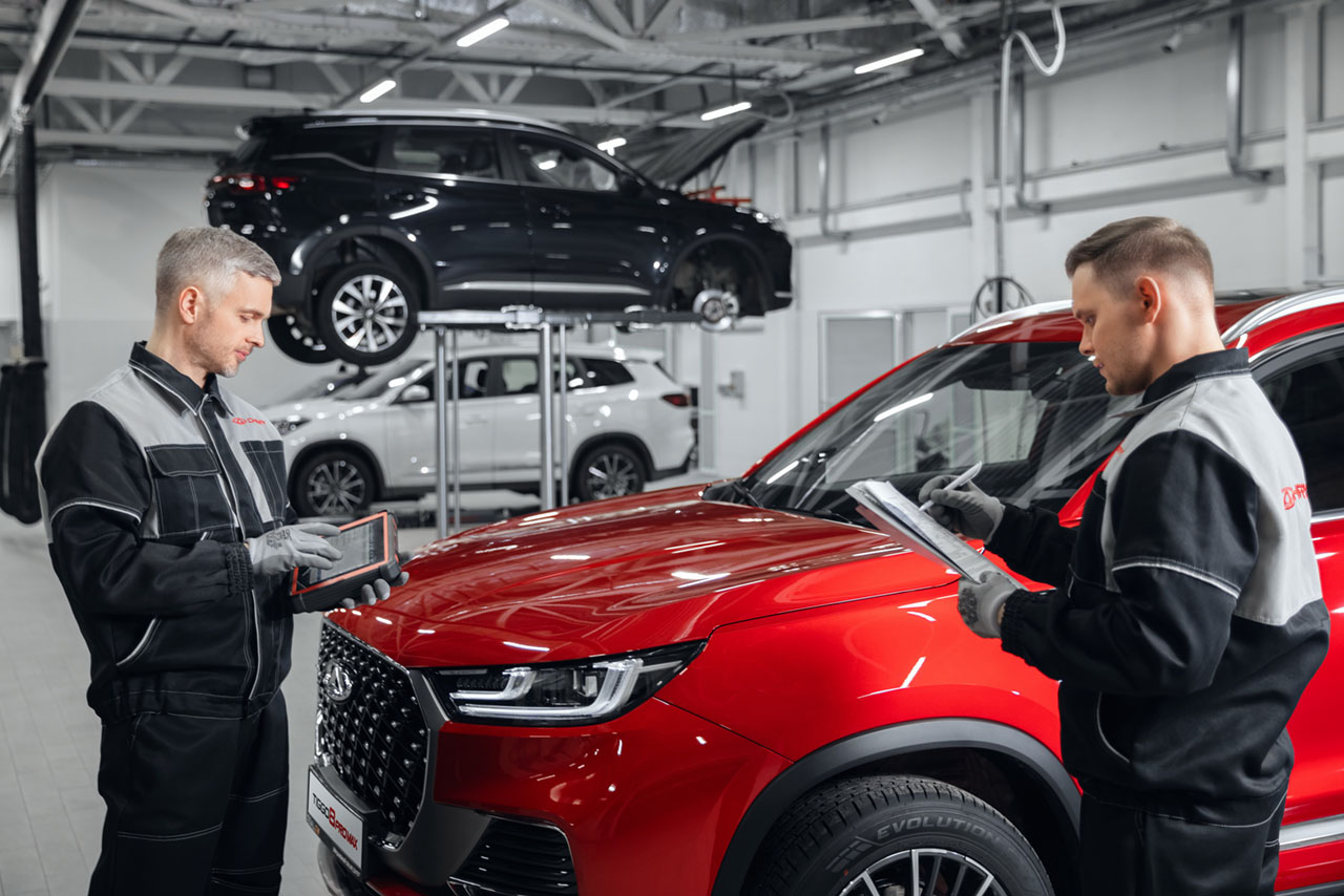 Доверяйте ТО официальным дилерам Chery